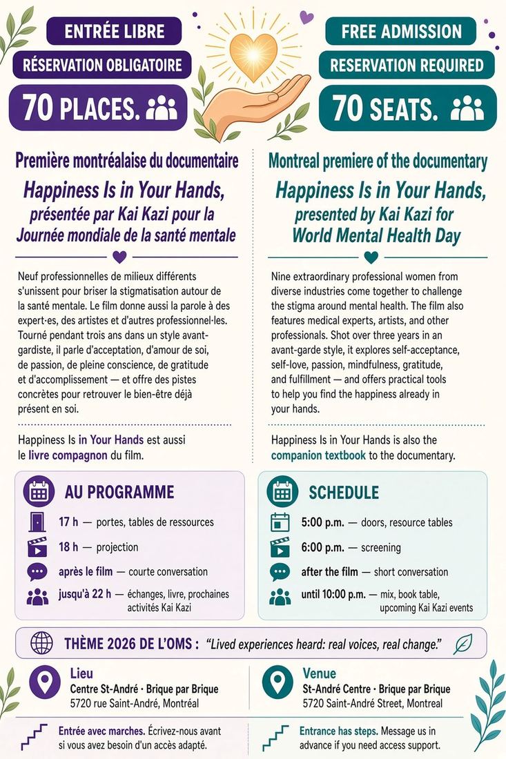 Bilingual event program